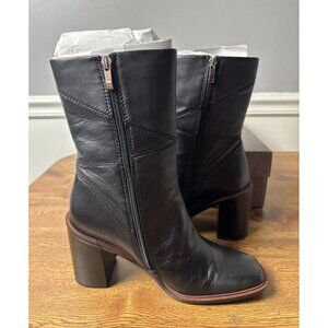 Franco Sarto Black Leather Boots